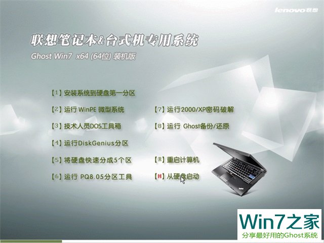 ʼǱϵͳ Win7x64λü콢 2018 ISOṩ