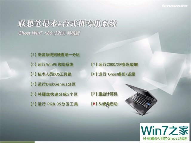 ʼǱϵͳ Win7x32λü콢 2018 ISOṩ